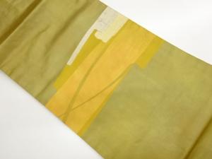 抽象模様織出し名古屋帯